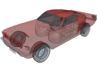 Ford Mustang (1967) 3D Model preview