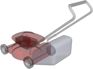 Lawn Mower 3D Model preview