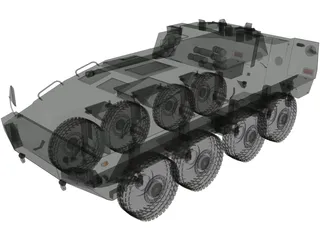 KTO Rosomak 3D Model preview