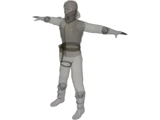 Star Wars Hoth Soldier 3D Model preview