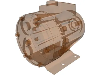 Hydracell D10 Pump 3D Model preview