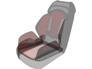 Child Seat 3D Model preview