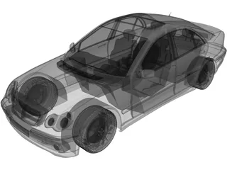 Mercedes-Benz C-Class 3D Model preview