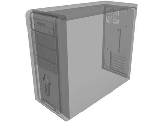 Philips Computer Case 3D Model preview