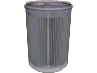Oil Filter 3D Model preview