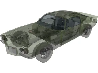 Chevrolet Camaro Z28 3D Model preview