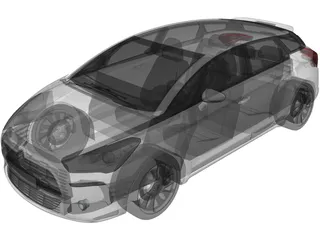 Citroen DS5 (2012) 3D Model preview