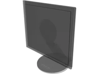 Samsung SyncMaster 173P Monitor 3D Model preview