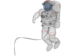 Astronaut 3D Model preview