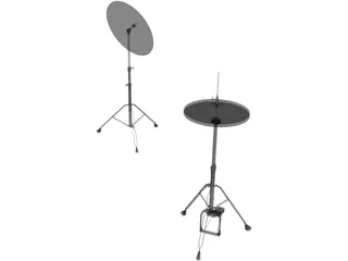 Marshall Portable Hi Hat 3D Model preview