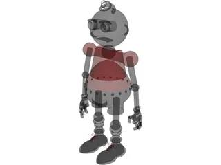 Roboboy Toy 3D Model preview