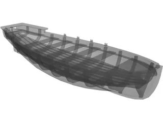 Lifeboat 3D Model preview