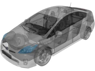 Toyota Prius (2010) 3D Model preview