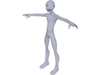 Freebie Man [Rigged] 3D Model preview