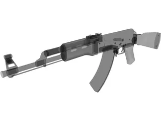 AK-47 3D Model preview
