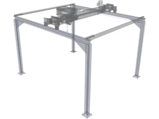 Underslung Crane 3D Model preview