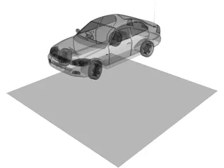 Hyundai Accent (2000) 3D Model preview