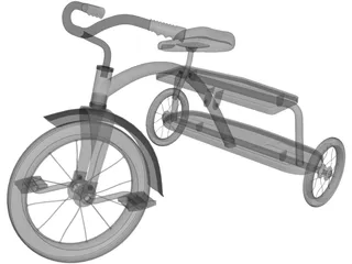 Tricycle 3D Model preview