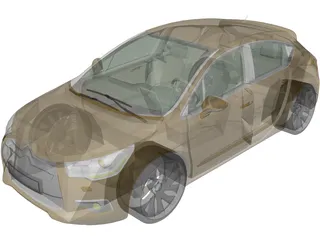 Citroen DS4 3D Model preview