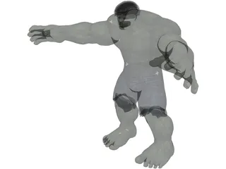 Hulk 3D Model preview
