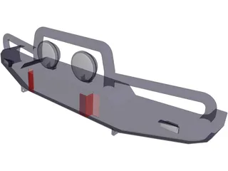 Daihatsu F70 Bumper 3D Model preview