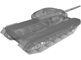 Centurion Tank 3D Model preview