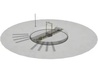 Pit Spinner 3D Model preview