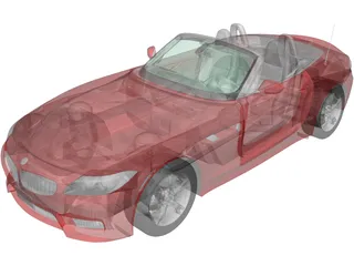 BMW Z4 sDrive 35is 3D Model preview
