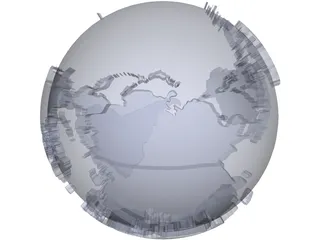 Earth 3D Model preview