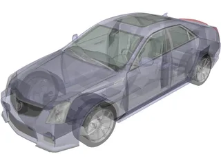 Cadillac CTS-V 3D Model preview