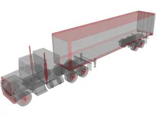 Mack Truck 3D Model preview