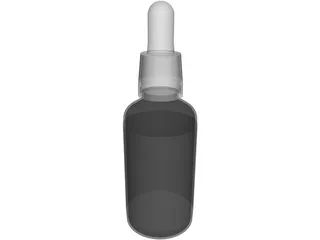 Medicine Bottle 3D Model preview