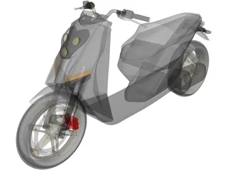 Scooter 3D Model preview