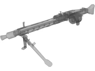 MG42 3D Model preview