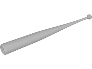 Baseball Bat 3D Model preview