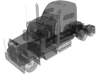 Peterbilt 379 3D Model preview