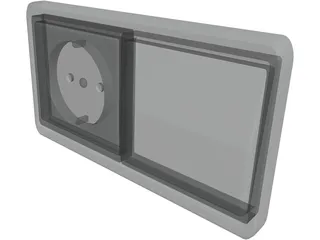 Switch and Plug 3D Model preview
