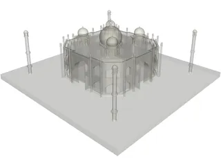 Taj Mahal 3D Model preview