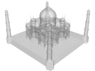 Taj Mahal 3D Model preview