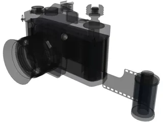 Photo Camera 3D Model preview