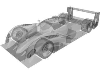 Bentley EXP Speed 8 (2002) 3D Model preview