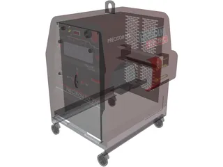 Welding Machine Lincoln Electric Precision TIG 275 3D Model preview