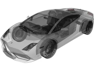 Lamborghini Gallardo 3D Model preview