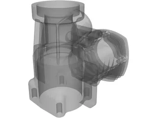 RC Engine Housing 3D Model preview