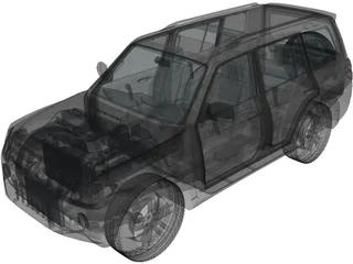 Mitsubishi Pajero 3D Model preview