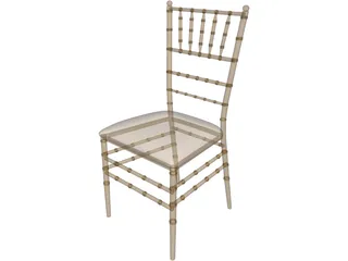 Chiavari Tiffany Chair 3D Model preview