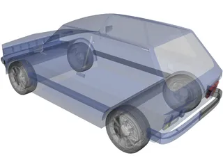 Yugo 1.4 3D Model preview
