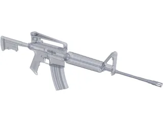 Colt M4A1 Carbine 3D Model preview