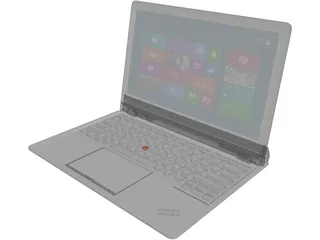 Lenovo Thinkpad 3D Model preview