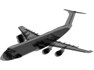 Lockheed C-5 Galaxy 3D Model preview